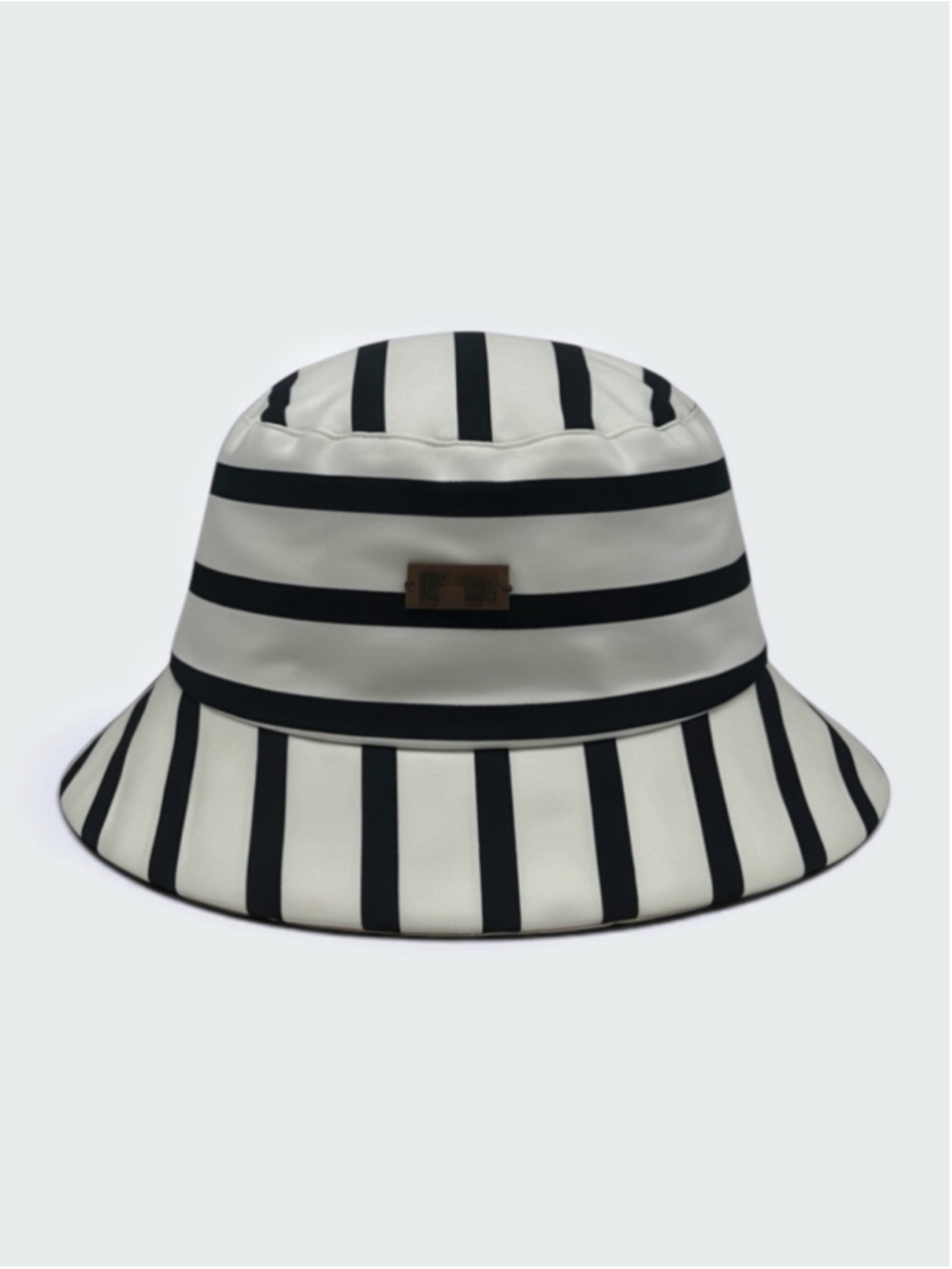 NWT Vilebrequin Boheme Striped Linen Bucket Hat M/L White Navy
